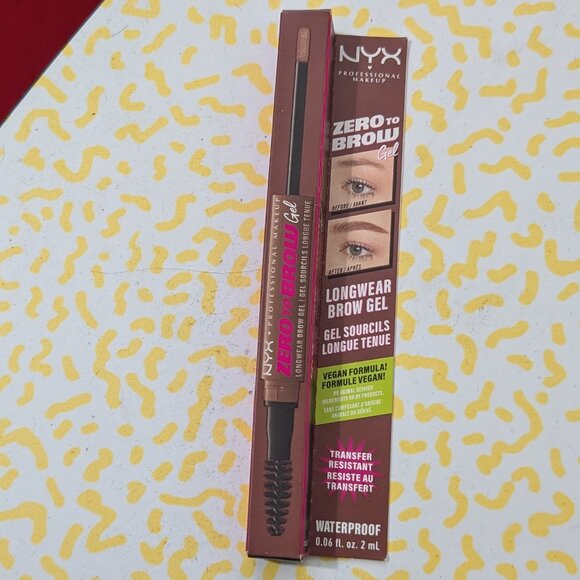 Nyx Zero to Brow Gel - ZTBG04 Auburn - Picture 1 of 3